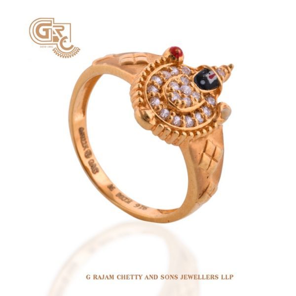 Buy Cz Diamond Shaped Stone Ring Online | P. Lakshmi Narasimhulu - JewelFlix