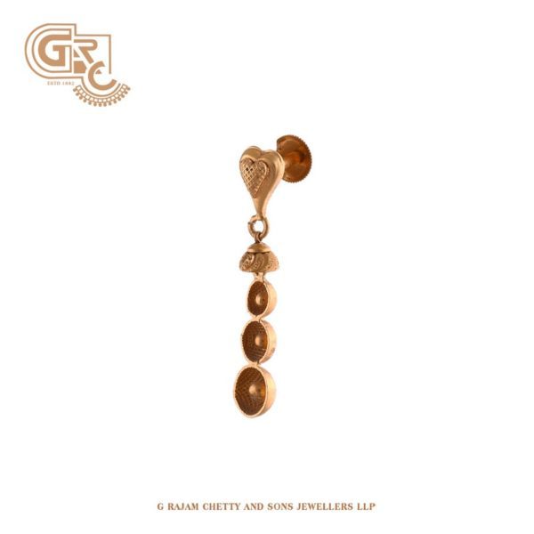 Gold Puffy Fuzzy Heart Drop Earrings - Lovisa
