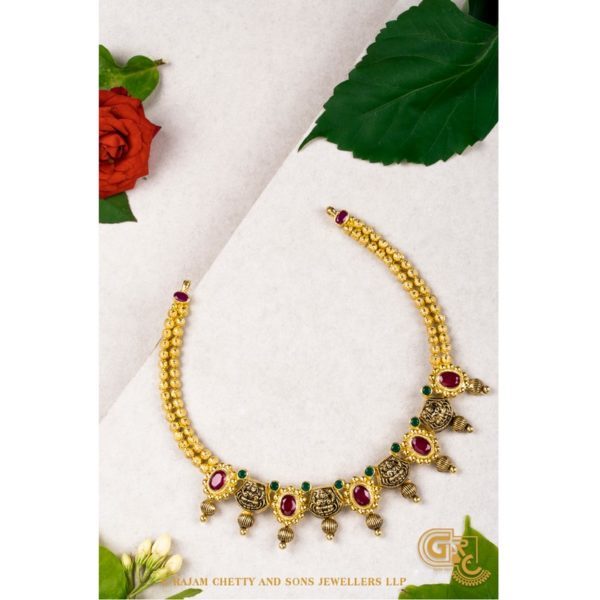 antique lakshmi necklace