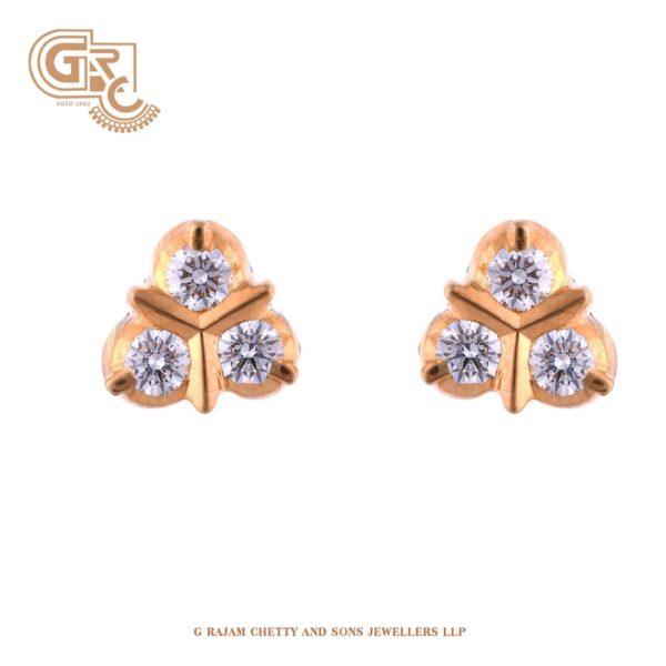 Troika diamond earrings