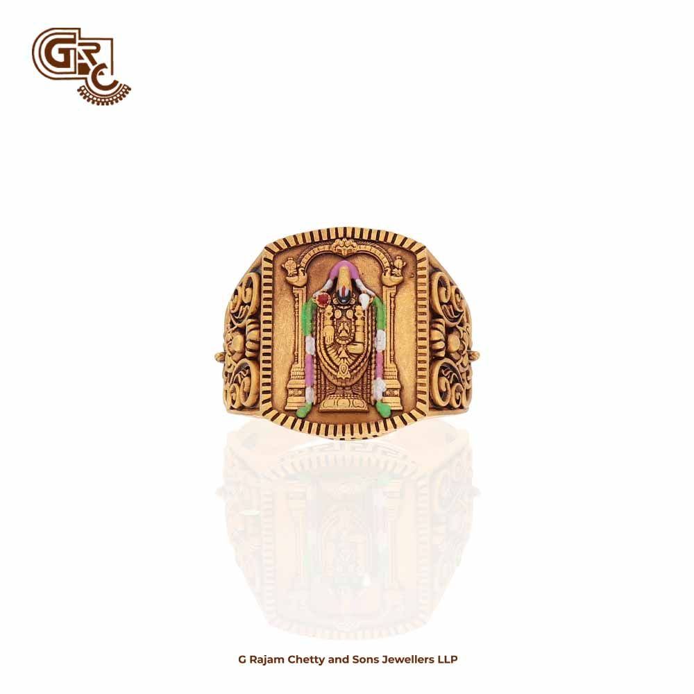 Male Balaji Gold Ring at Rs 65000 in Bhayandar | ID: 2850835510648