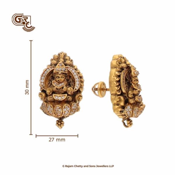Lakshmi Antique Divine Earrings