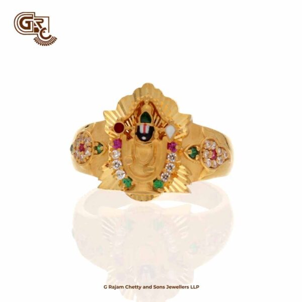 Vinayaga Divine Floral Gents Ring