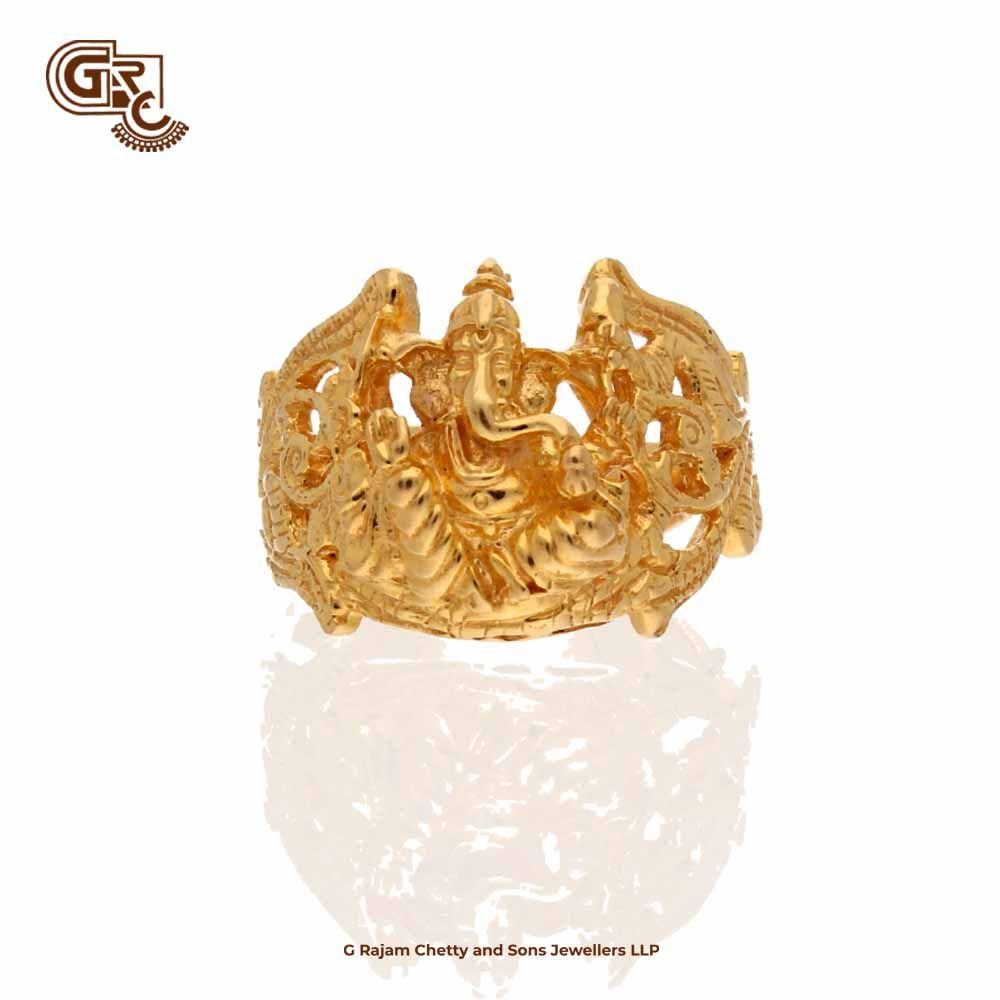 Venkatesa Perumal 22K Gold Ring | G.Rajam Chetty And Sons Jewellers