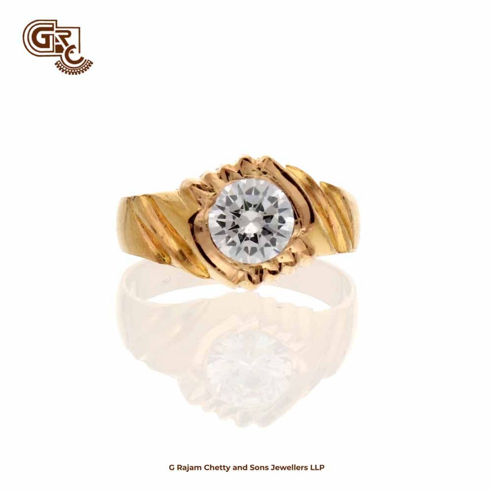 Vighnaharta valentine day gift valentineday gift for her gift for him gift  for women gift for men Trishul Om CZ Gold and Rhodium Plated Alloy Gents  Ring for Boys and Men - [