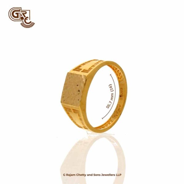 Gold Gents Ring GGR-DJ890 - Best Jewellers in Chandigarh
