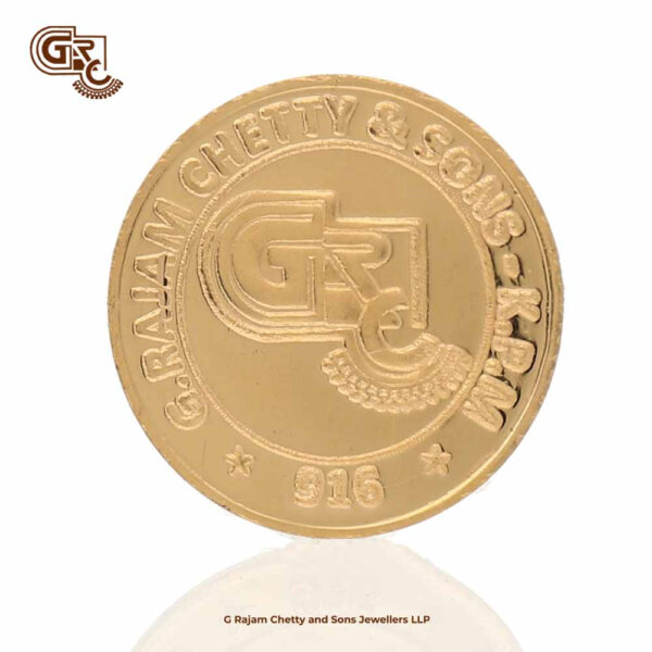 1 Gram 22KT Gold Coin Lakshmi