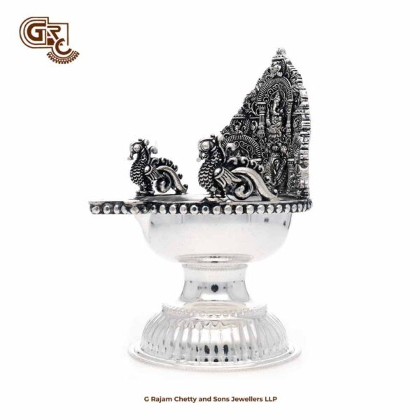 Antique Ganesha Lakshmi Saraswathi Devotion Deepam