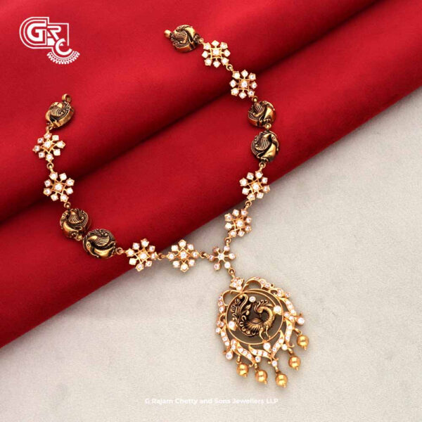 Kamalam Ball Floral Stud With Necklace