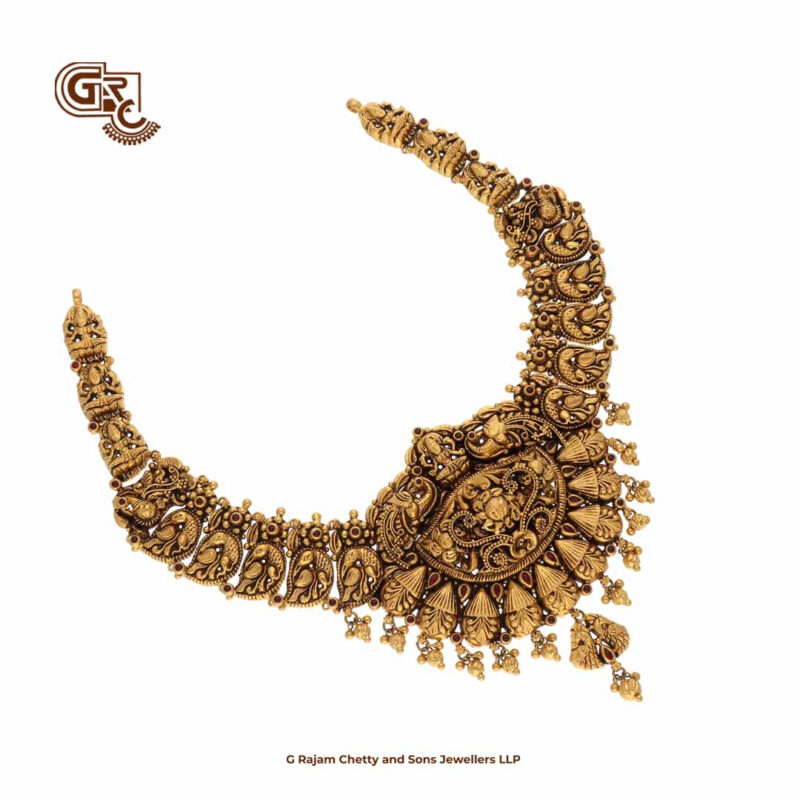 AntiqueFloral Kamalam Traditional Necklace